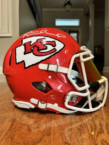 Patrick Mahomes Autographed Kansas City Chiefs AUTHENTIC Full Size Speed Helmet