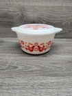 Pyrex 473 Friendship Red Birds Vintage Casserole 1Qt With Lid