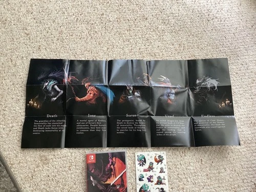 Nintendo Switch Deaths Gambit Afterlife Game Extras