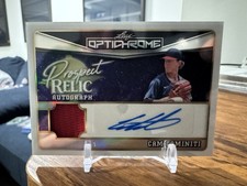 2025 LEAF OPTICHROME CAM CAMINITI RC TOP PROSPECT RELIC AUTO #/10