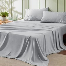 Bedsure Full Size Sheet Sets - Soft 1800 Sheets for Full Size Bed, 4 Pieces