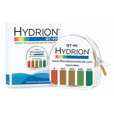 Hydrion Qt-40 Test Strips, Detects Ammonia, 5/32" W, Pk10