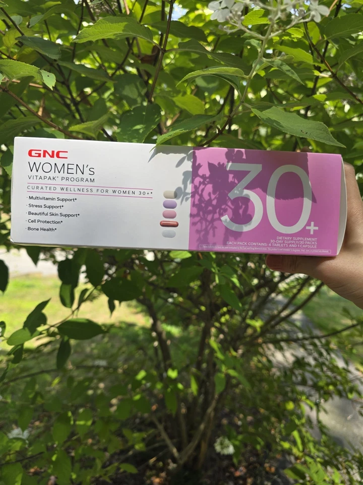 GNC женщин 30 + Vitapak, поливитамины, стресс и поддержка костей, поддержка кожи, 5 дюймов - Изображение 4 из 4