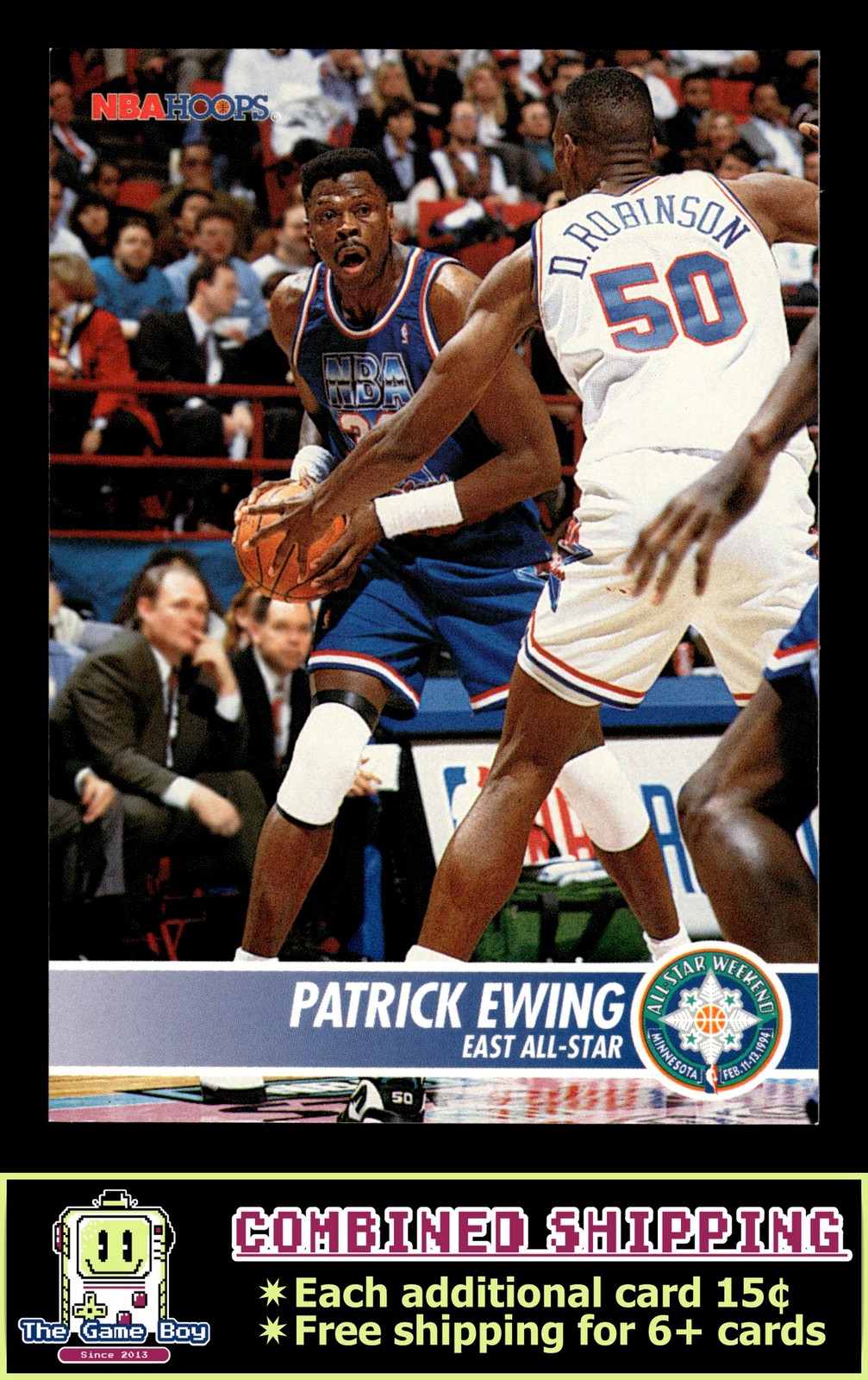 1994-95 Hoops #228 Patrick Ewing New York Knicks