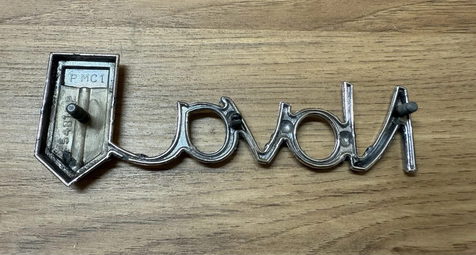 Винтажный 1966 1967 Nova Chevy II четверть панели эмблема 4548122 OEM Chevrolet - Изображение 4 из 4