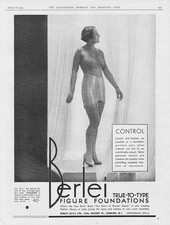 BERLEI Ladies Underwear - Antique Advertisement 1933