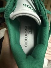 Size 8 Adidas Women  s Breaknet Sleek Court Green / White / Clear Pink JH6896