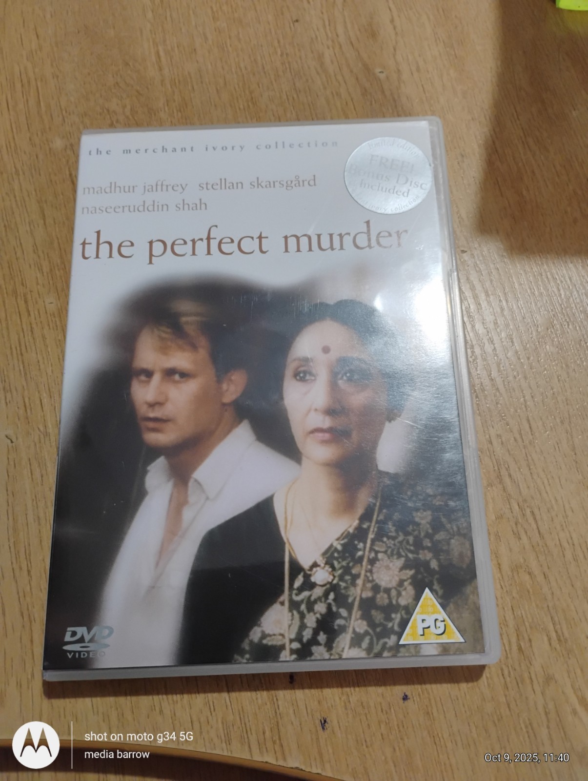 A PERFECT MURDER (MADHUR JAFFREY) WITH BONUS DISC DVD FREEPOST