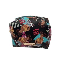 Nicole Lee Multicolor Graphic Makeup Bag with Zipper