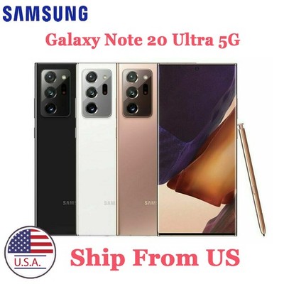 New Unlocked AT&T Verizon Samsung Galaxy Note 20 Ultra 5G N986U 128GB Smartphone