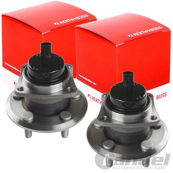 2X Herth+Buss RADLAGER-SATZ Hinten Passend FüR Toyota Avensis Celica Prius-image