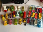 Vintage 29 Matchbox 1970's Automobile Diecast Toys & 2 Corgi Junior Cars
