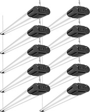 Linkable Led Utility Shop Light 4 Ft Integrated Fixture For Garage 10 Pack Linkable Led Utility Shop Light 4 Ft Integrated Fixture For Garage 10 Pack