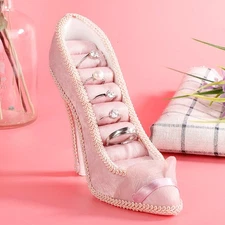 Jewelry Display Stand Earring Necklace Ring Holder High heeled Shoes Organiser