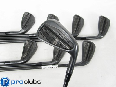 COBRA '2024 KING TOUR BLACK IRONS 4-PW,GW STEEL KBS CT LITE LIMITED STIFF FLEX