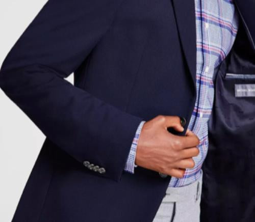 Michael Kors Koop Classic-Fit Stretch Blazer Suit Jacket 42 R NEW KOPO1K5Z0000 - Picture 3 of 4