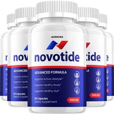 (5 Pack) Novotide– Advanced Capsule Supplement Pills  Daily Healthy Weight Loss