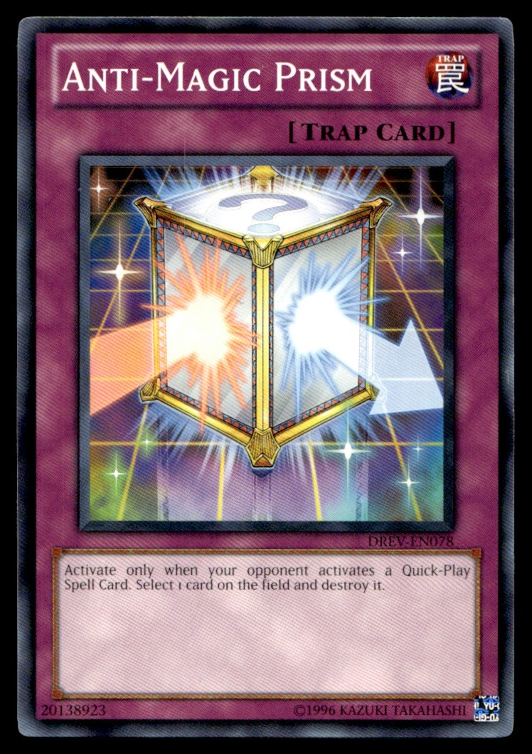 Anti-Magic Prism Duelist Revolution DREV-EN078 MP YuGiOh TCG