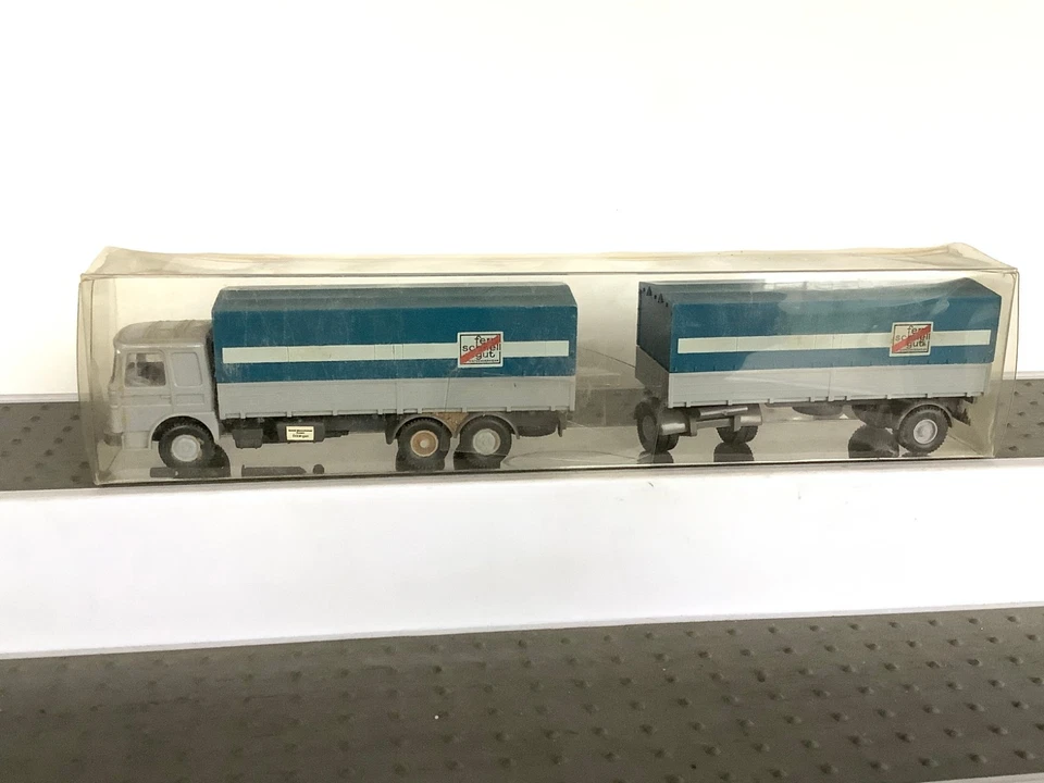 ✅Wiking HO/1:87 MAN Lastzug "Fern Schnell Gut" (GK123-3R3/3)