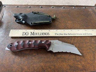 Bad Blood 3.7" Curved Fixed Blade Knife