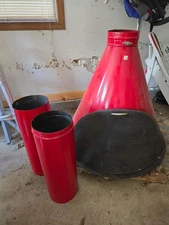 Rare Vintage Mid Century Pacesetter Freestanding Fireplace