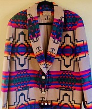 Vintage Knockabouts by Pendleton Men s Large Aztec Wool Jacket USA Made