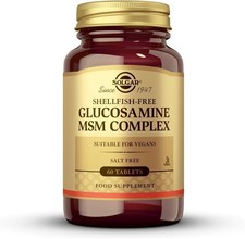 Solgar Triple Strength Glucosamine Chondroitin MSM, 60 Tablets EXP 10/27
