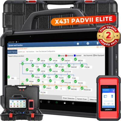 LAUNCH X431 PAD 7 PAD VII Elite OBD2 Diagnosegerät Scanner ECU Programmier IMMO