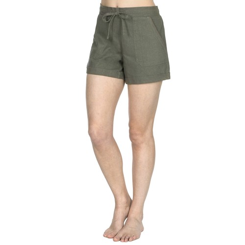 Womens Ladies Linen Summer Casual sUMMER Shorts UK Size 10 12 14 16 18 - Picture 12 of 13