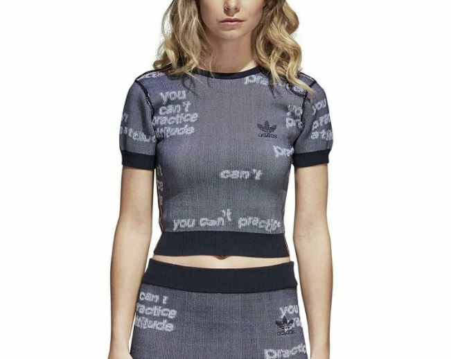 Adidas Originals Graphic Tee Attitude Legend Ink Size Medium 