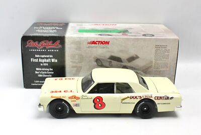 Action Legendary EARNHARDT 8 1st Asphalt Win 1964 Chevelle Clear Wndw Bank 1:24