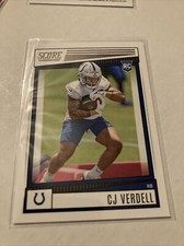 2022 Score Football #392 CJ Verdell Rc Colts