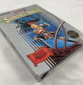 Nintendo NES Vintage Konami Castlevania & Simon&rsquo;s Quest lotto di 2 completi!