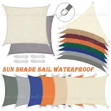 Waterproof Sun Shade Sail Patio Awning Outdoor Garden Pool Canopy Shelter Cover