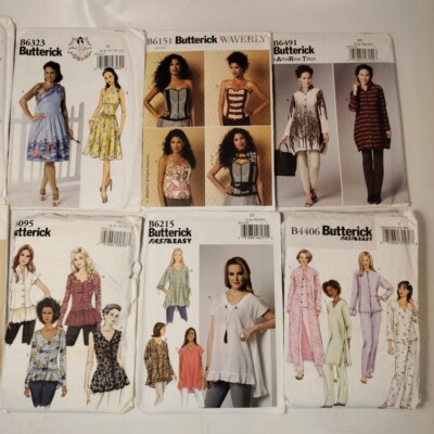 Butterick Sewing Patterns Lot (10)
