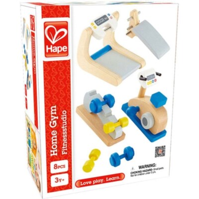 Hape Toys Home Gym Wooden Dollhouse Furniture NEW