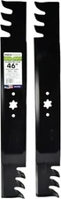 2 Oregon Gator Mulching Blades 46"" Mower Deck Cub Cadet LTX1 Troy-Bilt Horse XP