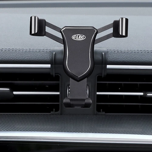 Black Car Air Vent Mount Cradle Phone Holder Stand for Audi A6 A7 2019 2020 2021 - Picture 4 of 5