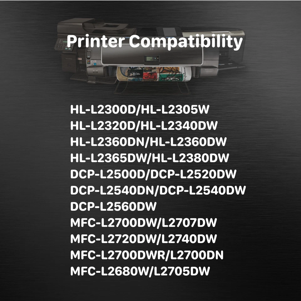 1 Pack TN660 Toner Cartridge Compatible With Brother MFC-L2700DW HL-L2300D TN630 - Image 2 of 2