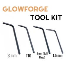 Glowforge Tool Kit For Fan Cleaning and Maintenance Allen Wrench Hex Keys