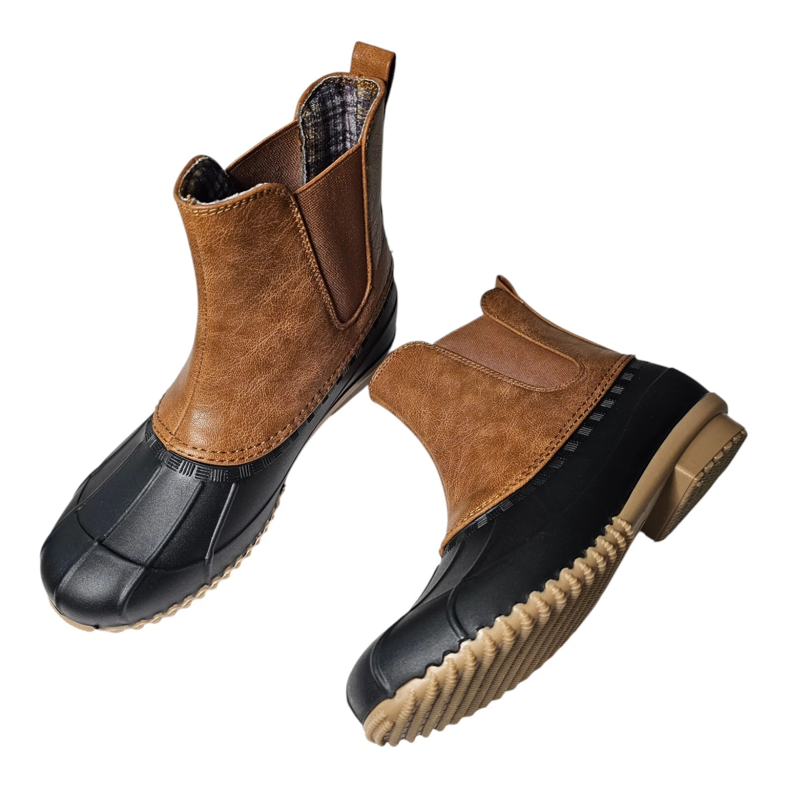 MAGELLAN Outdoors Women's Brown Slip-On Duck Boots Size 7B Outdoor Camp Fall