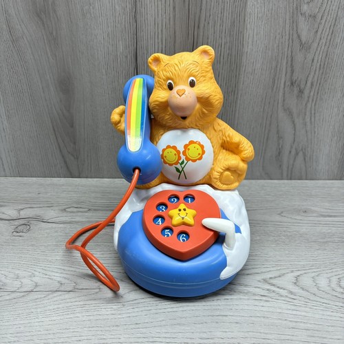 Vintage 1985 Care Bears Talking Phone Friend Bear Rare BX14-044 NO Sound Toy