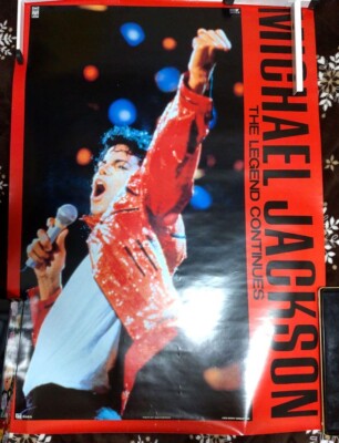 Michael Jackson The Legend Continues 1988 Japan Original Poster A1