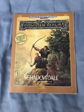 Shadowdale Advanced Dungeons  Dragons Forgotten Realms 9247 FR5 1988 Map