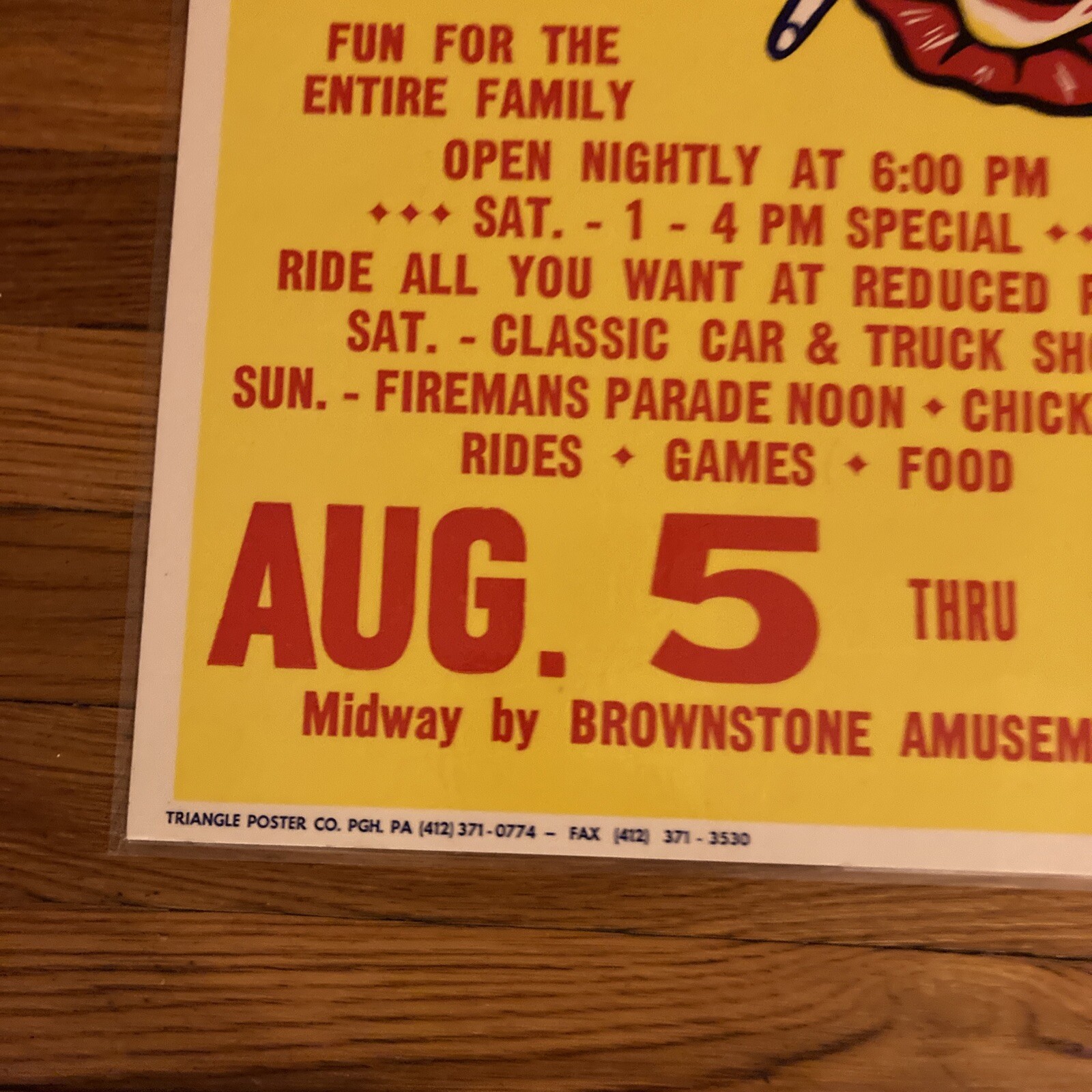 2 Vintage Original North Grosvenordale Connecticut Carnival posters eBay