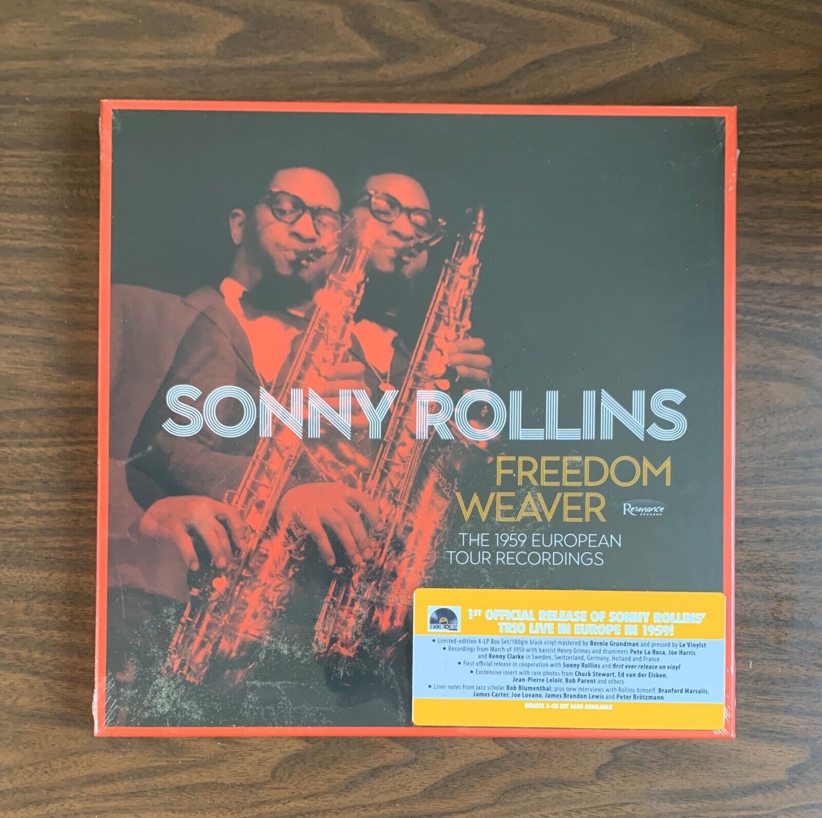 SONNY ROLLINS FREEDOM WEAVER 4 LP 180 GRAM VINYL BOX SET NEW SEALED RSD 2024