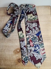 TABASCO Men's 100% Silk Necktie Long Made in USA