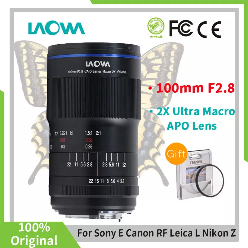 Venus Optics Laowa 100mm F2.8 FF CA-Dreamer Macro 2X Lens for EF