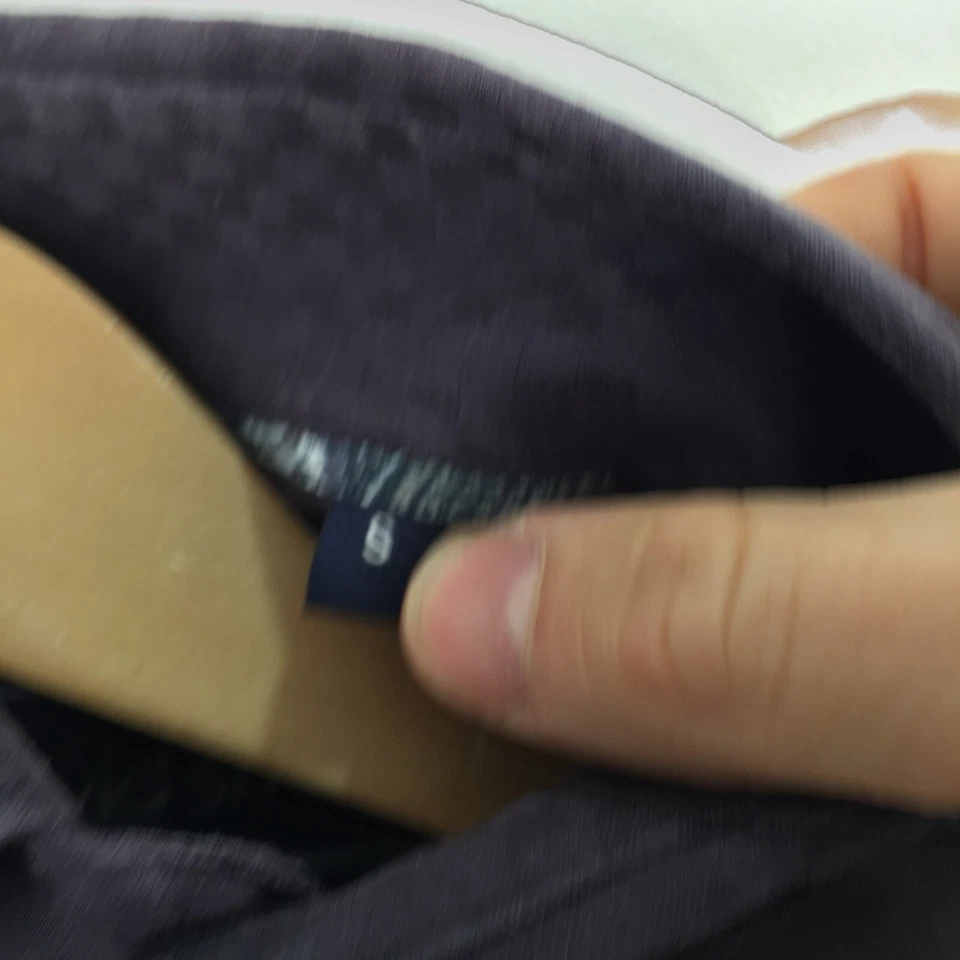 David Smith Hombre Camisa Abotonada Talla S Azul Marino Manga Larga Cuello 057540 Foto 4 de 4