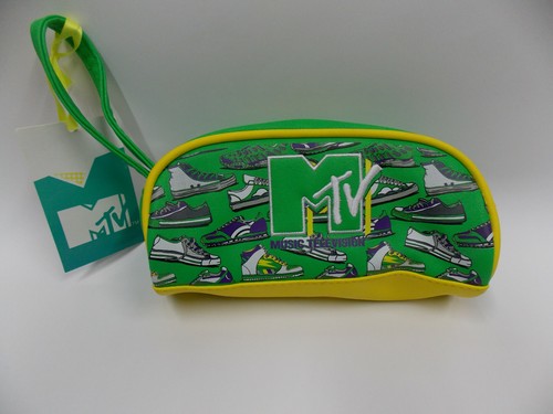 MTV Music Television Astuccio in Vinil/pelle Scuola Borsello Uomo con manico  G/V | eBay